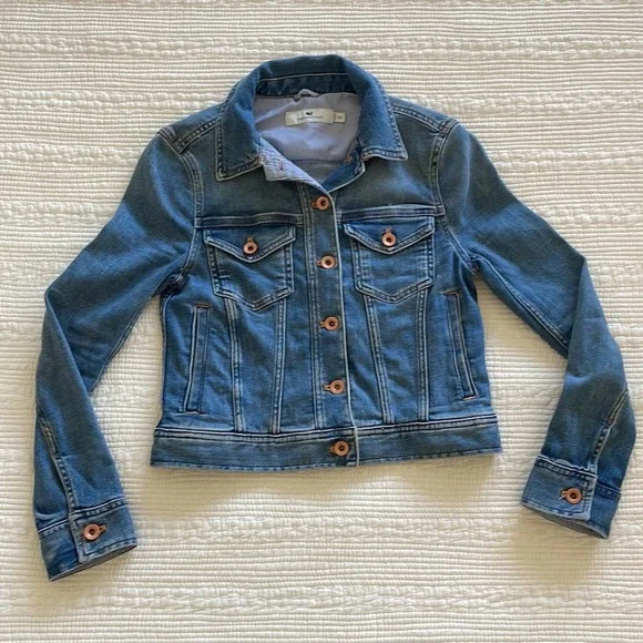 Vineyard Vines Blue Jean Jacket - Picture 6 of 15